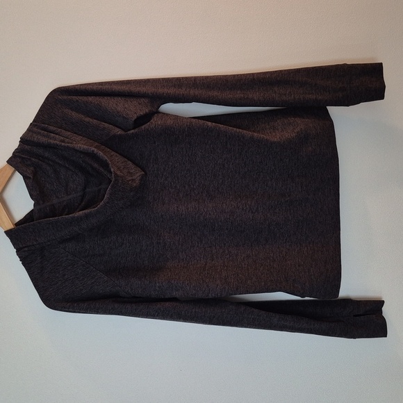 Outdoor Voices CloudKnit Hoodie Charcoal Grey Space Dye Size Medium - Picture 6 of 9